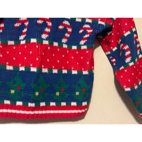 Vintage Kids size 6X New Moves Christmas/Holiday Sweater unisex - Picture 10 of 10